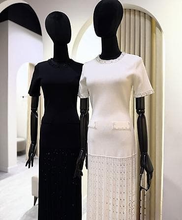 Лосиналар, леггинсылар: Sandro женское платье белого цвета с короткими рукавами. Носка один lalafo.kg да — 1 Лосиналар, леггинсылар: Sandro женское платье белого цвета с короткими рукавами. Носка один — 1