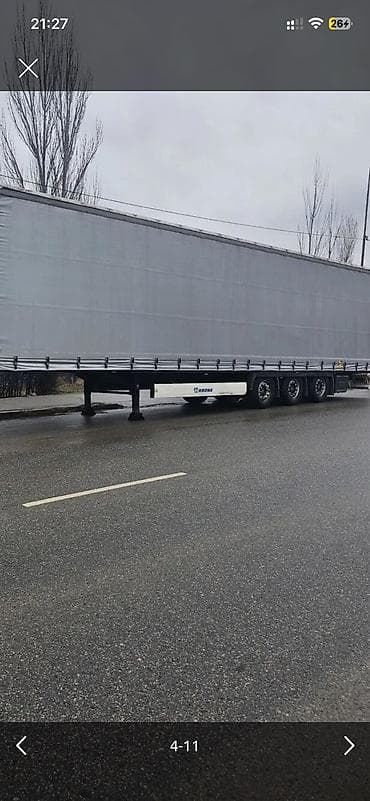 Прицеп, Krone, Шторный, Б/у at lalafo.kg Прицеп, Krone, Шторный, Б/у