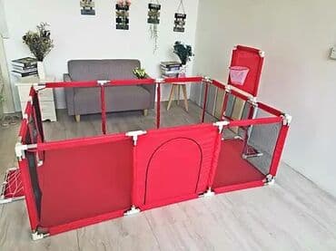 ALLIGATOR Бишкек: Игровой манеж/загородка для детей, красный. - Просторная at lalafo.kg ALLIGATOR Бишкек: Игровой манеж/загородка для детей, красный. - Просторная