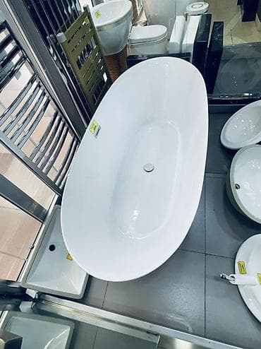 Ванна, Овальная, Материал: Акрил, Размер: 170 x 75 см at lalafo.kg Ванна, Овальная, Материал: Акрил, Размер: 170 x 75 см