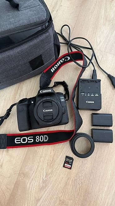 Продаю полупрофессиональный Фотоаппарат Canon EOS 80D DSLR в идеальном at lalafo.kg Продаю полупрофессиональный Фотоаппарат Canon EOS 80D DSLR в идеальном