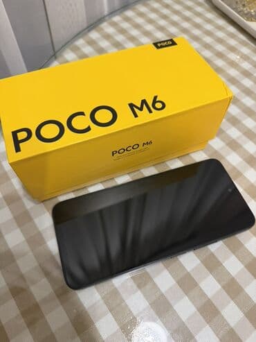 Poco M6, цвет - Черный at lalafo.kg Poco M6, цвет - Черный