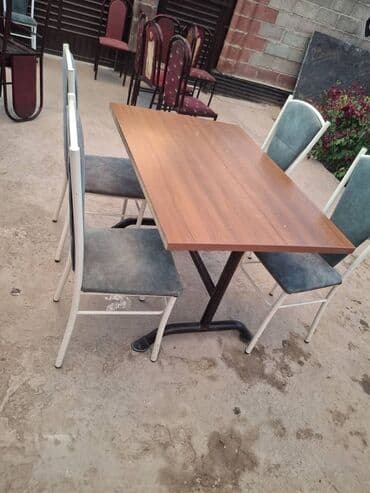 Стол и стул для кафе at lalafo.kg Стол и стул для кафе