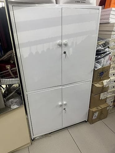 Офис столдору: Кеңсе үчүн шкаф, түсү - Ак, Темир lalafo.kg да — 1 Офис столдору: Кеңсе үчүн шкаф, түсү - Ак, Темир — 1