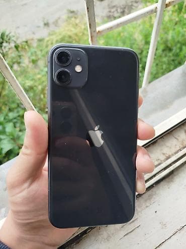 IPhone 11, Б/у, 64 ГБ, Черный, Чехол, 72 % at lalafo.kg IPhone 11, Б/у, 64 ГБ, Черный, Чехол, 72 %
