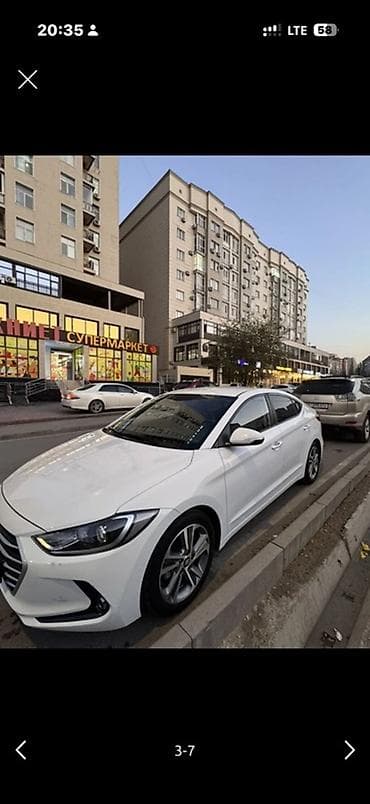Hyundai Elantra: 2018 г., 1.6 л, Автомат, Бензин, Седан at lalafo.kg Hyundai Elantra: 2018 г., 1.6 л, Автомат, Бензин, Седан