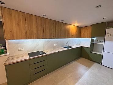 Кухонный набор на заказ, ЛДСП, По договорённости, Бесплатная доставка, Дизайн, проект at lalafo.kg Кухонный набор на заказ, ЛДСП, По договорённости, Бесплатная доставка, Дизайн, проект