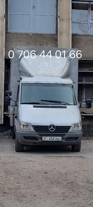 Грузоперевозки на Mercedes-Benz Sprinter (тентованный) - Тип кузова at lalafo.kg Грузоперевозки на Mercedes-Benz Sprinter (тентованный) - Тип кузова