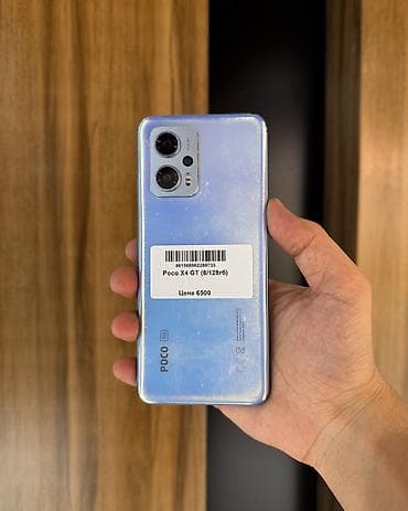 Poco X4 GT, Б/у, 128 ГБ, цвет - Голубой, 2 SIM at lalafo.kg Poco X4 GT, Б/у, 128 ГБ, цвет - Голубой, 2 SIM