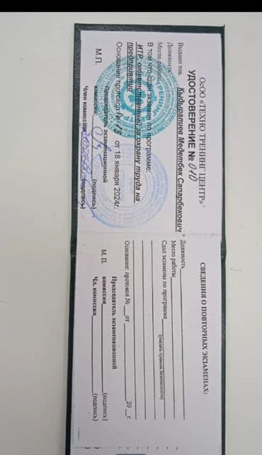 В своей служебной деятельности выполнял следующие задачи at lalafo.kg В своей служебной деятельности выполнял следующие задачи