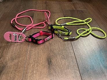 Ошейник с поводком фирменный Panda для собак. Качество отличное lalafo.kg да Ошейник с поводком фирменный Panda для собак. Качество отличное