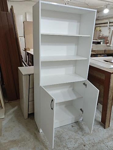 Офис креслолору: Кеңсе стеллаж, ЛДСП, түсү - Ак lalafo.kg да — 2 Офис креслолору: Кеңсе стеллаж, ЛДСП, түсү - Ак — 2