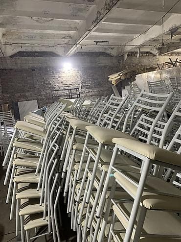 Кафе, ресторандар үчүн отургуч, Темир, түсү - Ак lalafo.kg да — 9 Кафе, ресторандар үчүн отургуч, Темир, түсү - Ак — 9