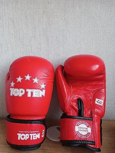 Боксерские перчатки Top Ten 209 - Материал: натуральная кожа at lalafo.kg Боксерские перчатки Top Ten 209 - Материал: натуральная кожа