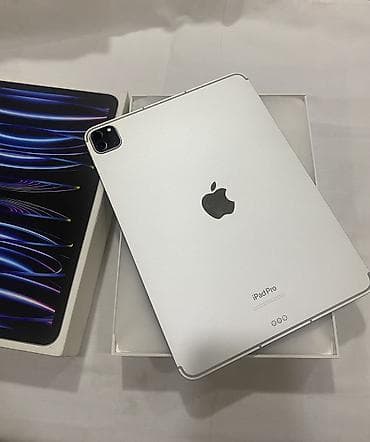 Планшет, Apple, память 256 ГБ, 11" - 12", 5G, Б/у, Классический цвет - Белый at lalafo.kg Планшет, Apple, память 256 ГБ, 11" - 12", 5G, Б/у, Классический цвет - Белый