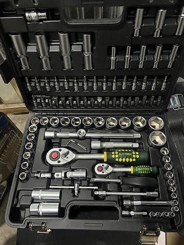 Набор инструментов ELIT FORCE Professional Tools, 94 предмета, в at lalafo.kg Набор инструментов ELIT FORCE Professional Tools, 94 предмета, в