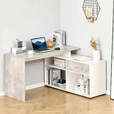 Офис столдору: Компьютердик үстөлү, Текчелери бар lalafo.kg да — 1 Офис столдору: Компьютердик үстөлү, Текчелери бар — 1