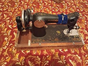 Ручная швейная машина в деревянном чемодане. - Механический привод at lalafo.kg Ручная швейная машина в деревянном чемодане. - Механический привод