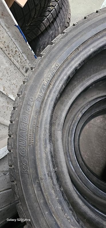Шины 215 / 45 / R 17, Зима, Б/у, Пара, Легковые, Япония, Dunlop at lalafo.kg Шины 215 / 45 / R 17, Зима, Б/у, Пара, Легковые, Япония, Dunlop