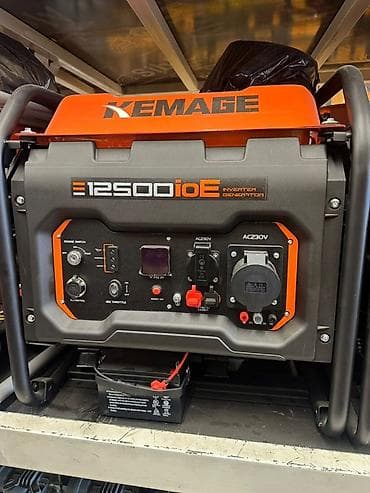 Инверторный генератор KEMAGE E12500ioE - Тип: бензиновый инверторный at lalafo.kg Инверторный генератор KEMAGE E12500ioE - Тип: бензиновый инверторный