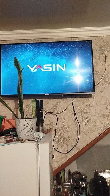 Телевизор YASIN, диагональ примерно 32–40". Особенности: - Плоская at lalafo.kg Телевизор YASIN, диагональ примерно 32–40". Особенности: - Плоская