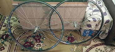 Пара велосипедных колес 28-29" (700C) на ободных тормозах. - Диаметр at lalafo.kg Пара велосипедных колес 28-29" (700C) на ободных тормозах. - Диаметр