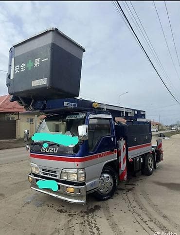 Услуги автовышки (телескопическая подъемная люлька на шасси at lalafo.kg Услуги автовышки (телескопическая подъемная люлька на шасси