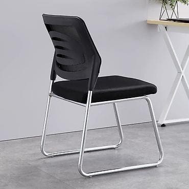 Офис эмереги: Сетчатый стул с хромированными ножками, мягким сиденьем и спинкой из lalafo.kg да — 2 Офис эмереги: Сетчатый стул с хромированными ножками, мягким сиденьем и спинкой из — 2