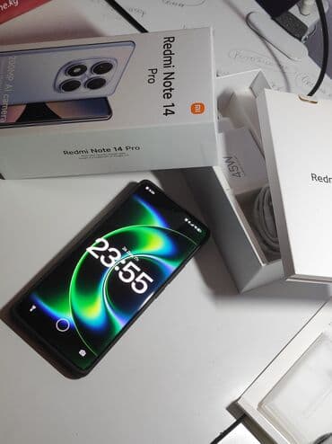 Redmi, Redmi Note 14 Pro, Б/у, 512 ГБ, цвет - Черный, 2 SIM at lalafo.kg Redmi, Redmi Note 14 Pro, Б/у, 512 ГБ, цвет - Черный, 2 SIM