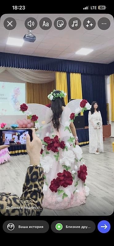 Карнавальный образ «Фея цветов» для девочки. цена: договорная Состав at lalafo.kg Карнавальный образ «Фея цветов» для девочки. цена: договорная Состав