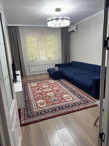 2 бөлмө, 49 м², Аламедин-1 мкр 105-серия, 1 кабат, Жаңы ремонт lalafo.kg да 2 бөлмө, 49 м², Аламедин-1 мкр 105-серия, 1 кабат, Жаңы ремонт