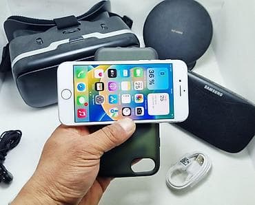 IPhone 8, Б/у, 64 ГБ, Белый, Кабель, 100 % at lalafo.kg IPhone 8, Б/у, 64 ГБ, Белый, Кабель, 100 %