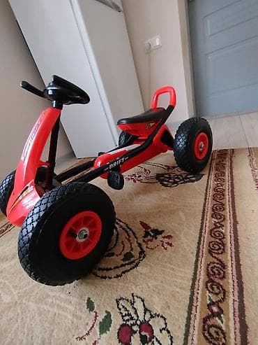 Детский педальный карт (го-карт) DRIFT, 4-колёсный. - Тип: педальный at lalafo.kg Детский педальный карт (го-карт) DRIFT, 4-колёсный. - Тип: педальный