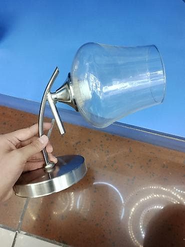 Бра/настенный светильник с плафоном из прозрачного стекла - Корпус at lalafo.kg Бра/настенный светильник с плафоном из прозрачного стекла - Корпус