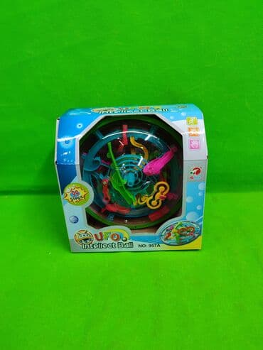 Лабиринт головоломка с аттракционом игрушка десткая🧩 Комплектация at lalafo.kg Лабиринт головоломка с аттракционом игрушка десткая🧩 Комплектация