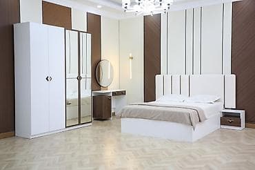 Спальный гарнитур в современном стиле, комплект. Состав: - at lalafo.kg Спальный гарнитур в современном стиле, комплект. Состав: -