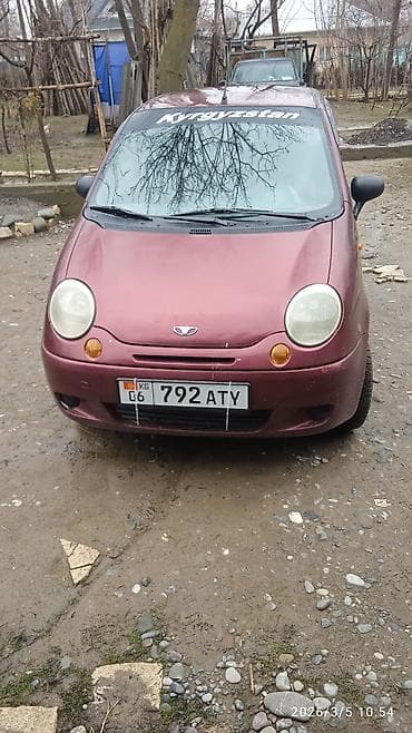 Daewoo Matiz: 2005 г., 0.8 л, Механика, Бензин, Хэтчбэк at lalafo.kg Daewoo Matiz: 2005 г., 0.8 л, Механика, Бензин, Хэтчбэк