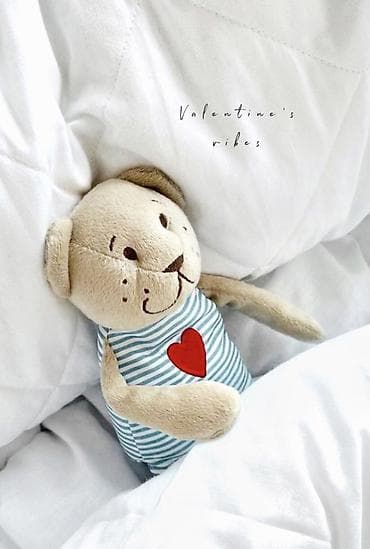 Мягкая маленькая игрушка «Мишка с сердечком» - Очаровательный at lalafo.kg Мягкая маленькая игрушка «Мишка с сердечком» - Очаровательный