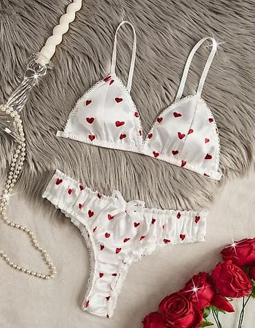 Комплект, Трусики, Бюстгальтер, Атлас at lalafo.kg Комплект, Трусики, Бюстгальтер, Атлас