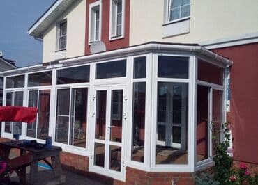 Панорамное остекление фасада и входной группы - Современная at lalafo.kg Панорамное остекление фасада и входной группы - Современная