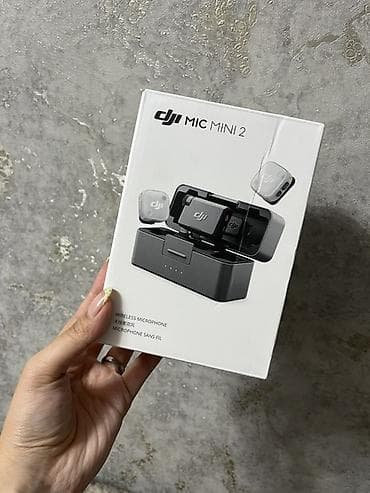 DJI Mic Mini 2 — компактная беспроводная микрофонная система для at lalafo.kg DJI Mic Mini 2 — компактная беспроводная микрофонная система для