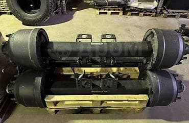 Оси прицепные/полуприцепные с барабанными тормозами - Комплект из at lalafo.kg Оси прицепные/полуприцепные с барабанными тормозами - Комплект из