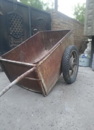 Садово-строительная тачка и тележка, Стальная, Одноколесная, В розницу at lalafo.kg Садово-строительная тачка и тележка, Стальная, Одноколесная, В розницу