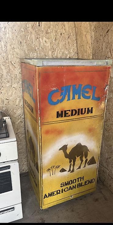 Ретро-холодильник/морозильный ларь в стиле Camel. Цена 15 тысяч at lalafo.kg Ретро-холодильник/морозильный ларь в стиле Camel. Цена 15 тысяч