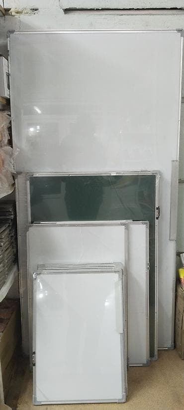 Маркерные и магнитно-меловые доски для офиса, школы и дома - Типы at lalafo.kg Маркерные и магнитно-меловые доски для офиса, школы и дома - Типы