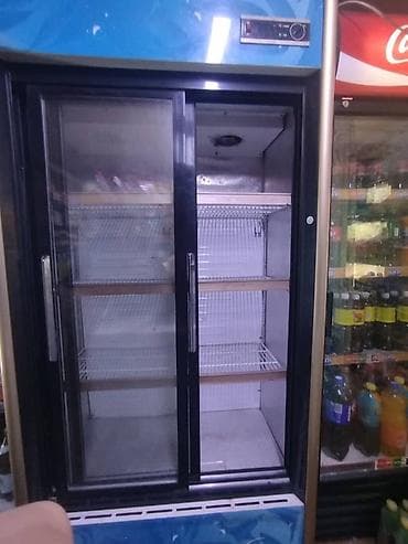 Продается витринный холодильник со стеклянными раздвижными дверями at lalafo.kg Продается витринный холодильник со стеклянными раздвижными дверями