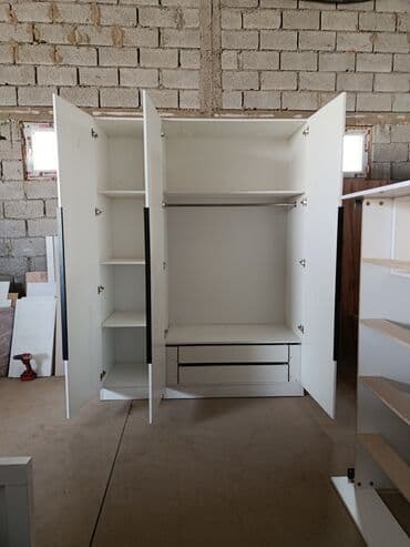 Кийим салуучу шкаф, Жаңы, Түз, ЛДСП lalafo.kg да Кийим салуучу шкаф, Жаңы, Түз, ЛДСП