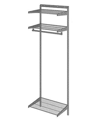 Гардеробная система Практик Home Basic G60 графит — lalafo.kg да Гардеробная система Практик Home Basic G60 графит —