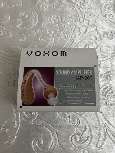 Угуучу аппараттар: Звуковой усилитель VOHOM HAP-20T - Тип: заушный персональный lalafo.kg да — 1 Угуучу аппараттар: Звуковой усилитель VOHOM HAP-20T - Тип: заушный персональный — 1