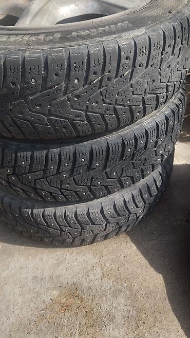 Колеса в сборе 155 / 70 / R 13, Зимняя шипованная, Комплект, Легковые, Литые, отверстий - 4 at lalafo.kg Колеса в сборе 155 / 70 / R 13, Зимняя шипованная, Комплект, Легковые, Литые, отверстий - 4